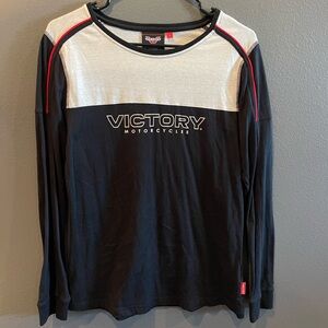 Victory Motorcycles Black and White T-Shirt